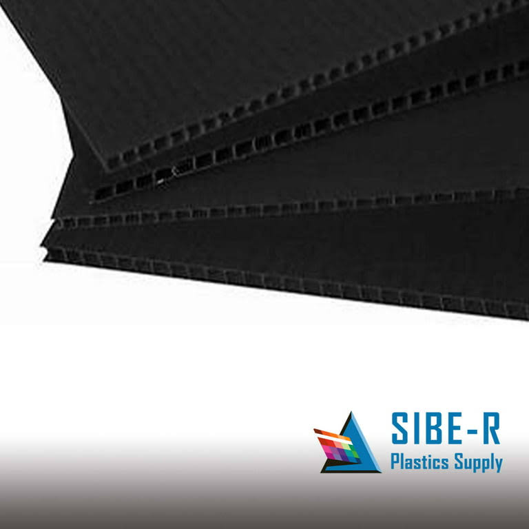 Sibe Automation One- Corrugated Plastic 18x24 4mm Black