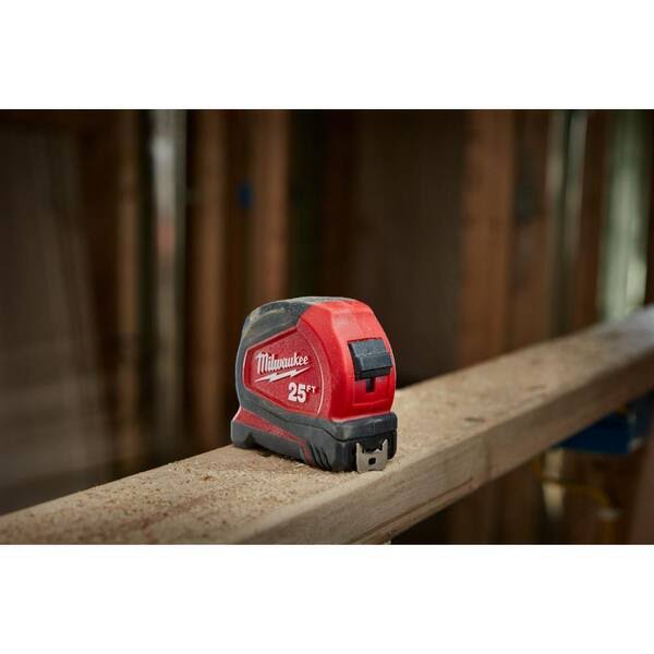 Milwaukee 25 ft. Compact Tape Measure (2-Pack)