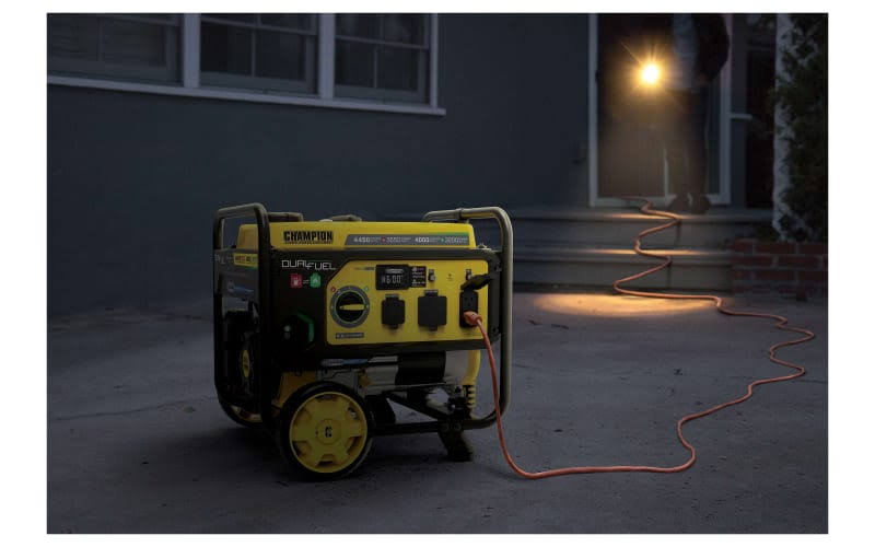 Champion 3550-Watt RV Ready Dual Fuel Portable Generator with Co Shield