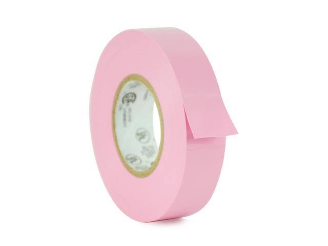 Wod EL-766AW Professional Grade General Purpose Pink Electrical Tape UL/CSA Listed Core. Utility Vinyl Rubber Adhesive Electrical Tape: 3/4in. x 66ft.