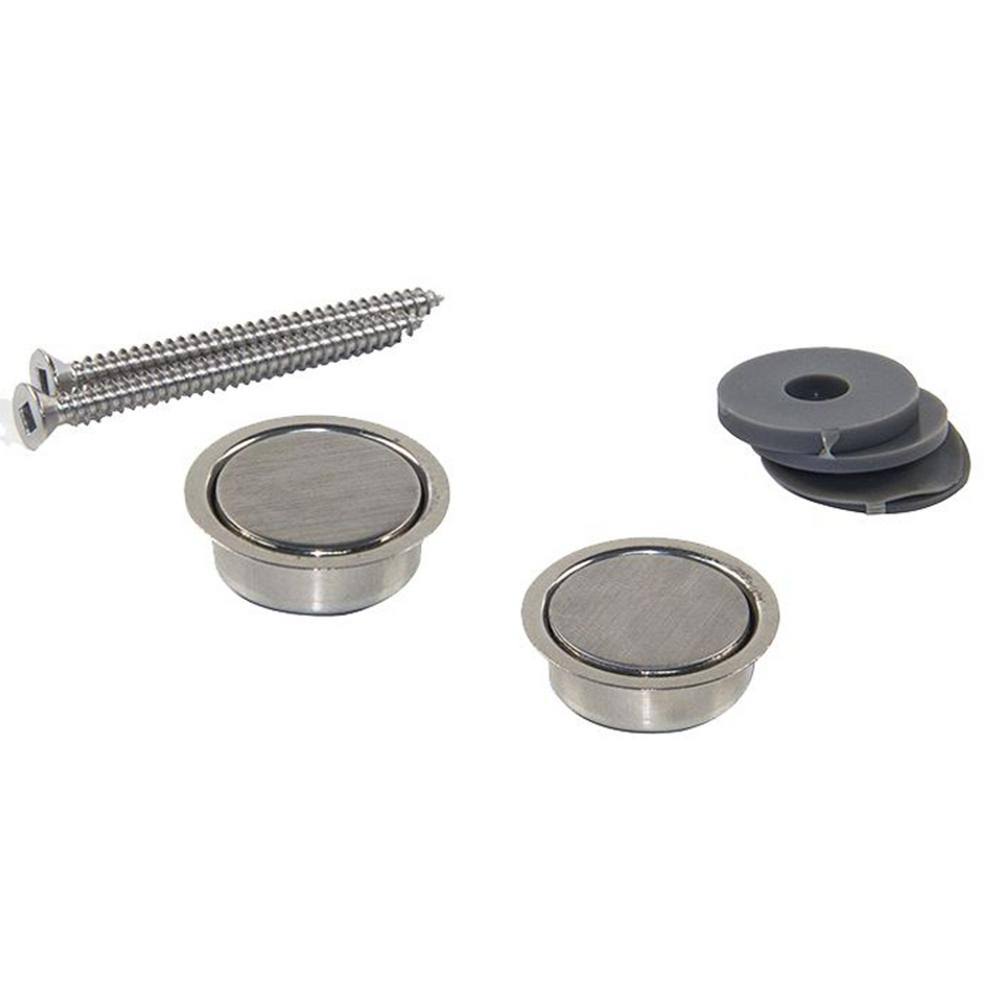 Precision Lock PLS-24 Pro Concealed Magnetic Catch, Silver