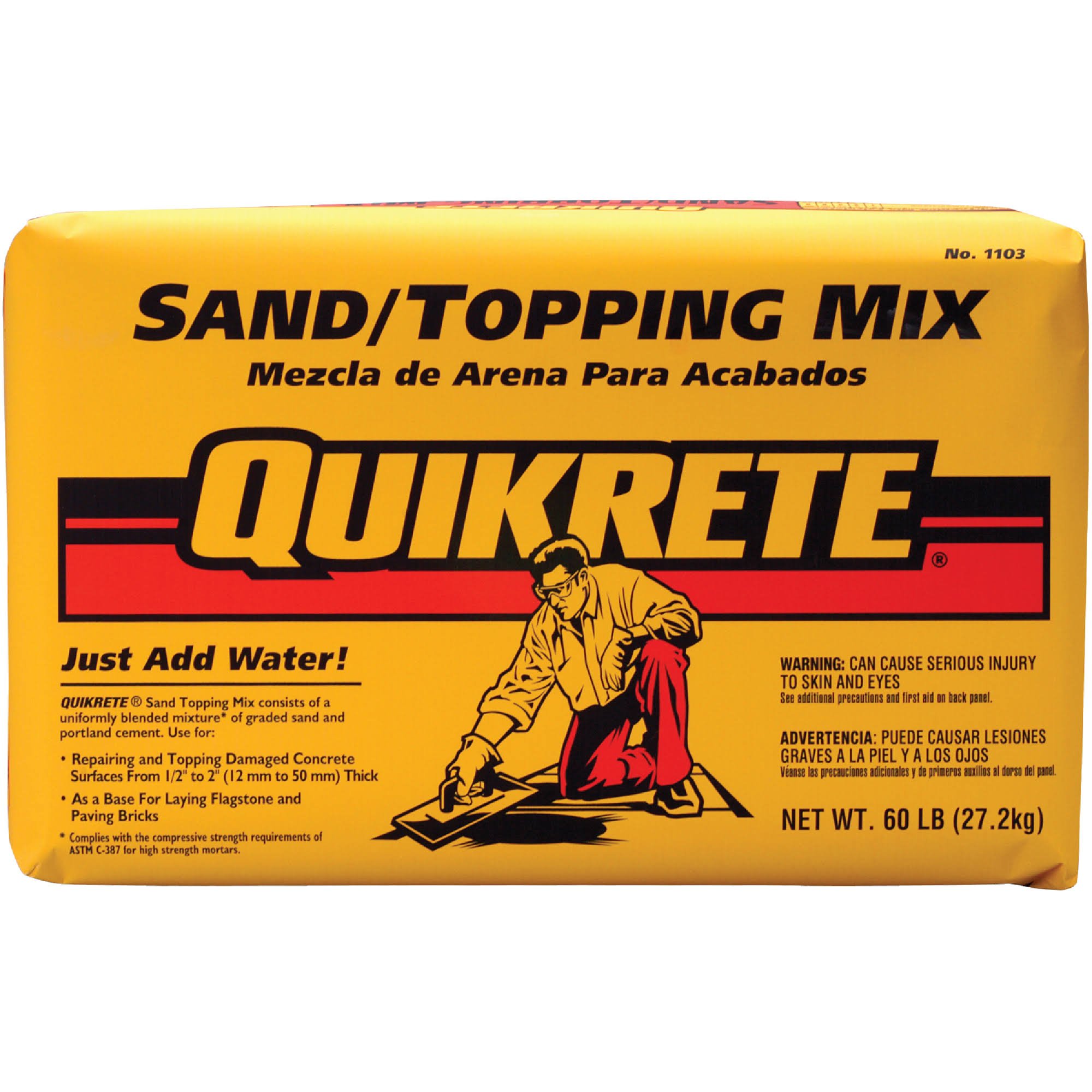 Quikrete Sand/Topping Mix- 60 lb pack