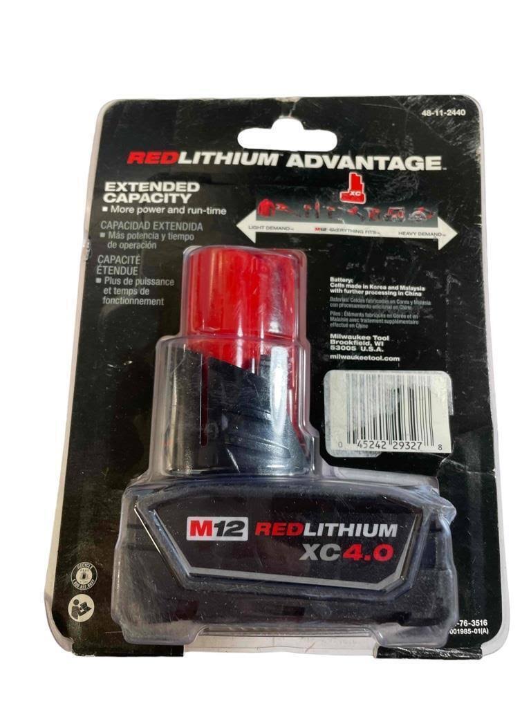 Milwaukee 48-11-2440 M12 REDLITHIUM XC 4.0 Battery