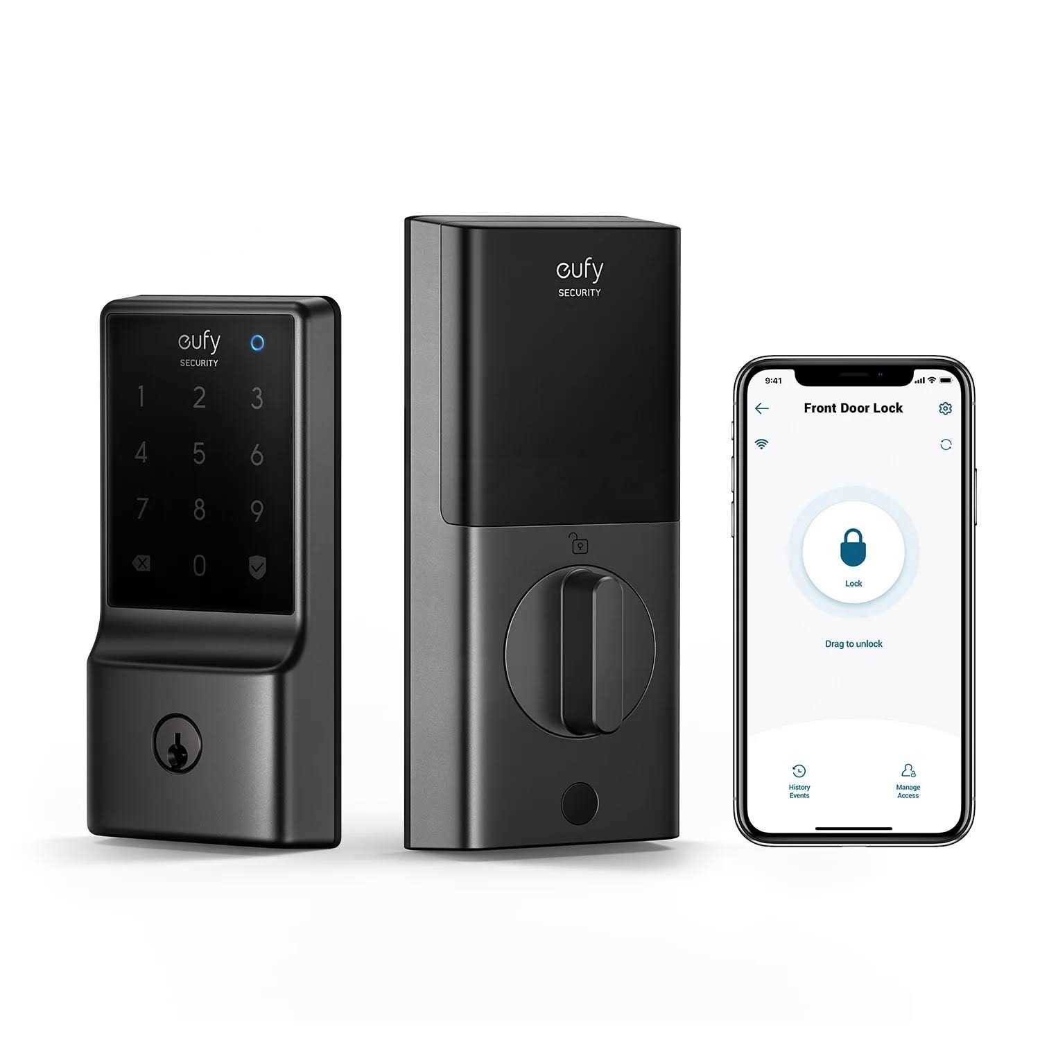 Eufy Security Smart Lock C210, 5-in-1 Keyless Entry Door Lock