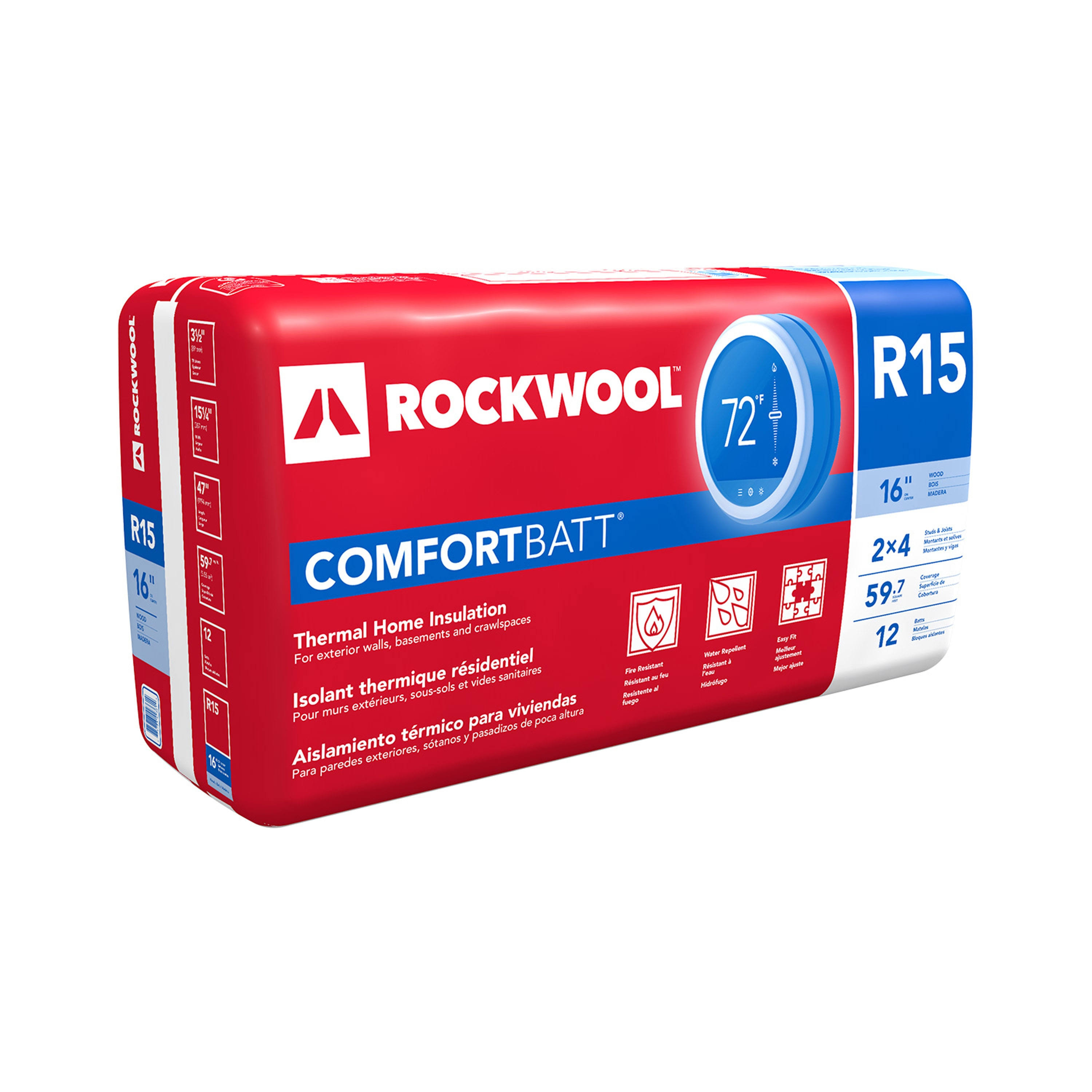 Rockwool Comfortbatt Stone Wool Insulation