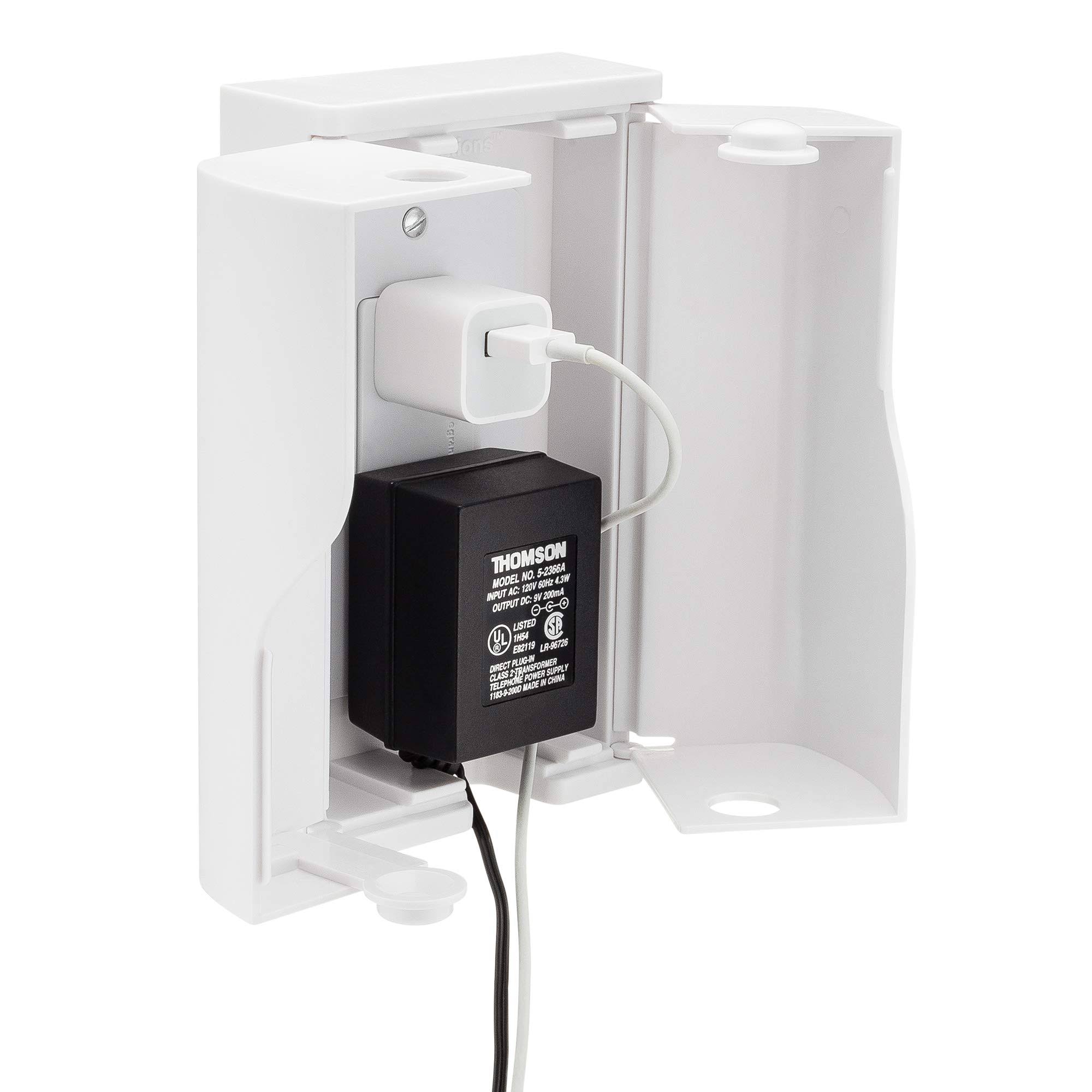 Safety Innovations 10408 Twin Door Outlet Box