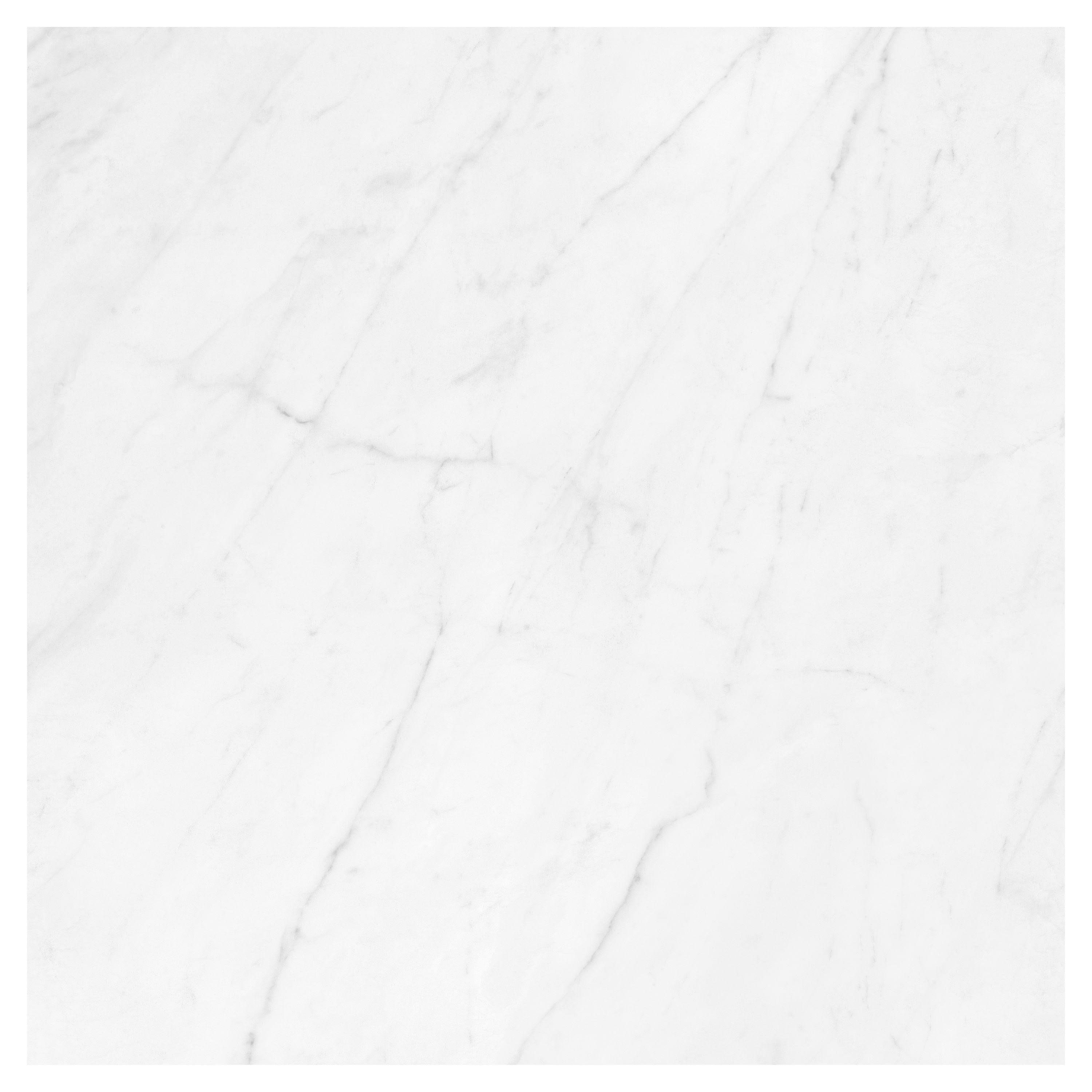 Satori Carrara Domani 24-in x 24-in Polished Porcelain Marble Look Floor and Wall Tile (3.87-sq. ft/ Piece)