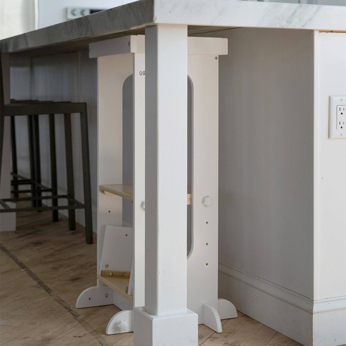 Little Partners Explore 'n Store Learning Tower, Silver