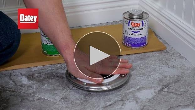 Toilet Bowl Repair Kit Bundle = Oatey 43539 PVC Cast Iron Flange Replacement, 4