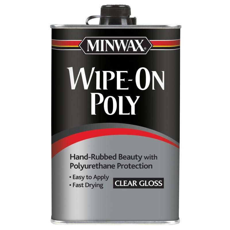 Minwax Wipe-On Poly Satin Clear Polyurethane 1 qt
