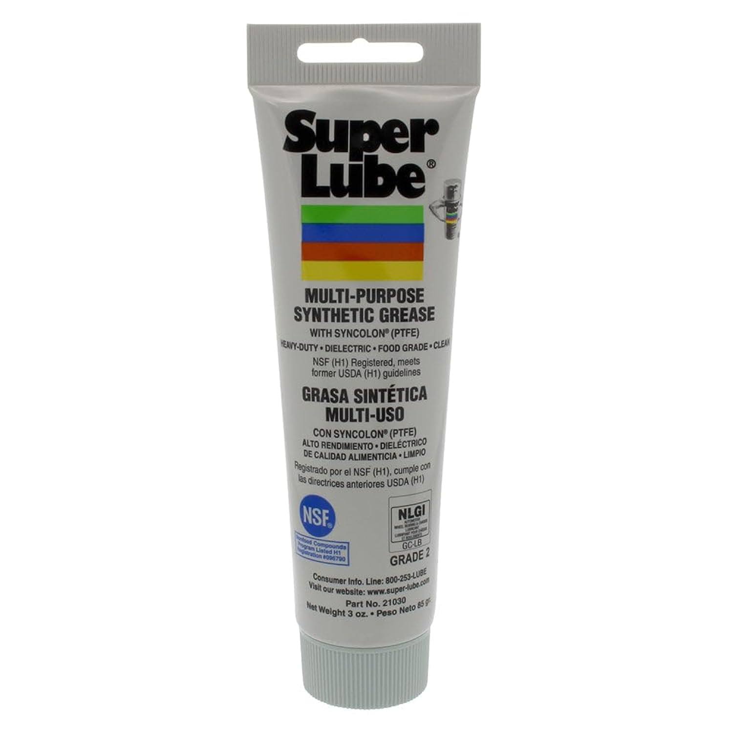 Super Lube-21030 Synthetic Multi-Purpose Grease, 3 oz.