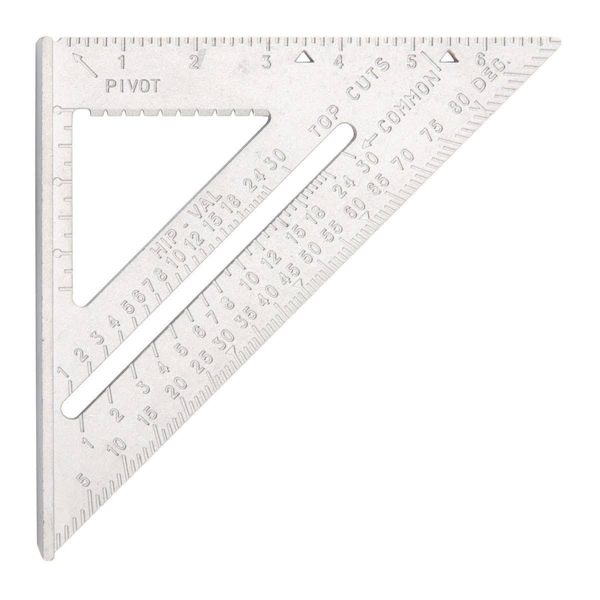 Pittsburgh 4-in-1 Aluminum Rafter Angle Square 63185