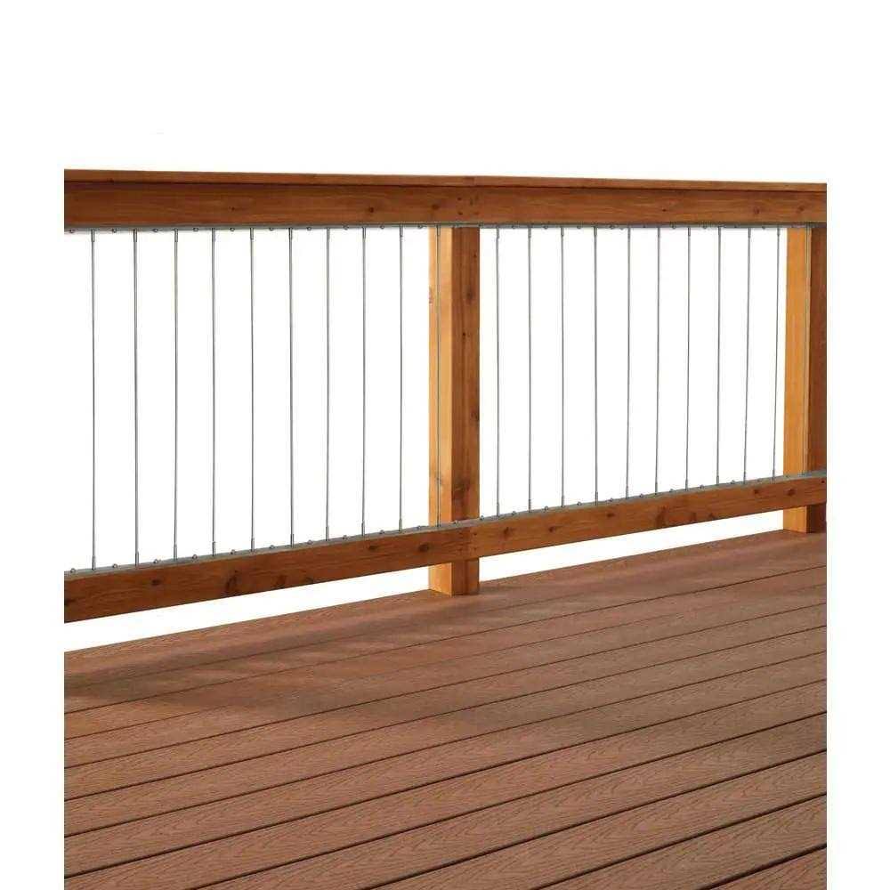 INSTA-Rail Vertical Stainless Steel Cable Railing Kit for 36 in. High Railings 90616