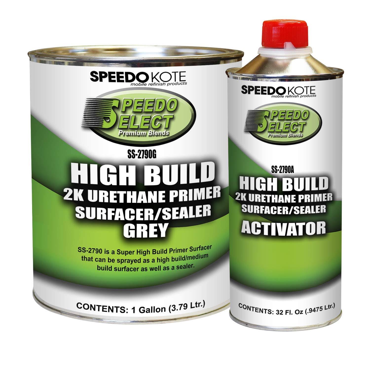 Speedokote SS-2790G/SS-2790A Super Fill High Build Primer Gray. for California, Delaware, or Maryland, Order SMR-221.
