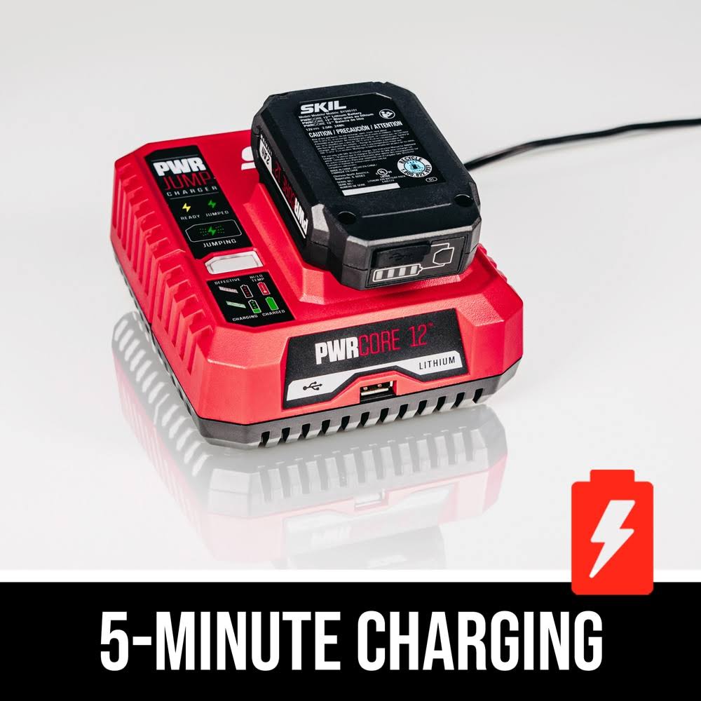 Skil Pwr Core 12 Brushless 12V 1/4 in Hex Impact Driver Kit- ID6744A-10 | Acme Tools