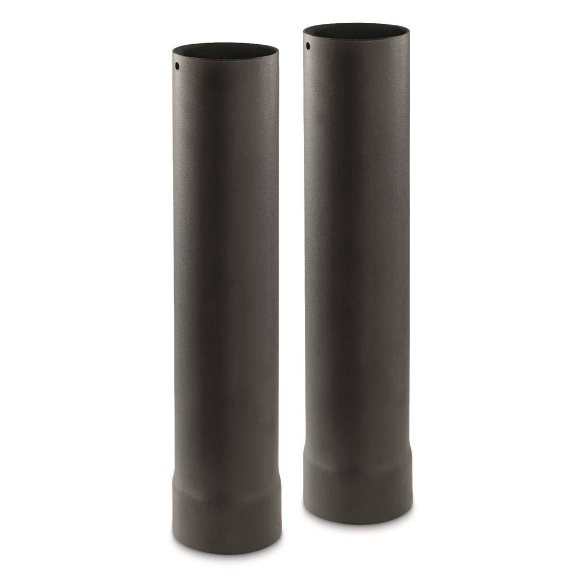 Guide Gear Outdoor Wood Stove Pipe Extensions 2 Pack