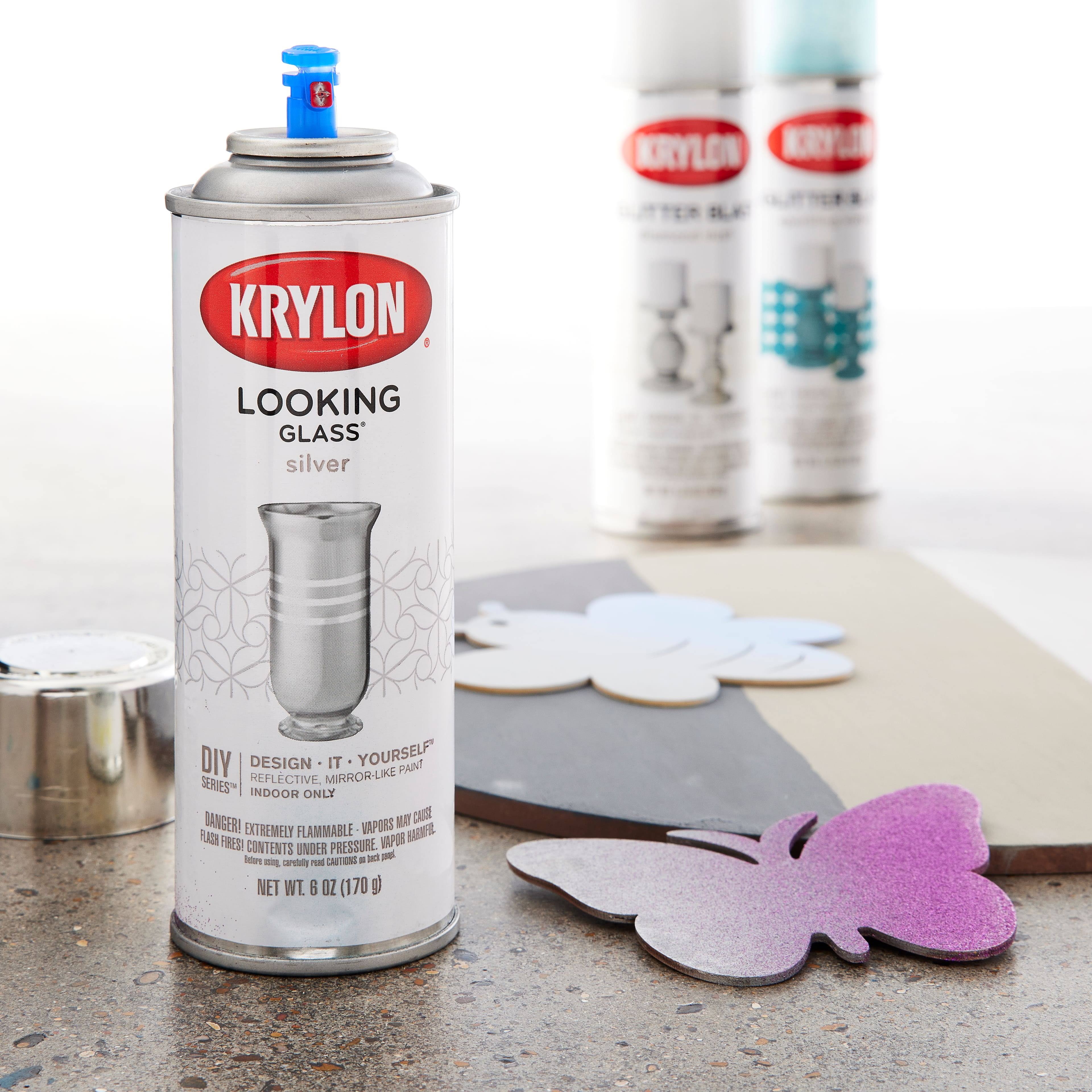 Krylon Silver Looking Glass Spray Paint- 6 oz
