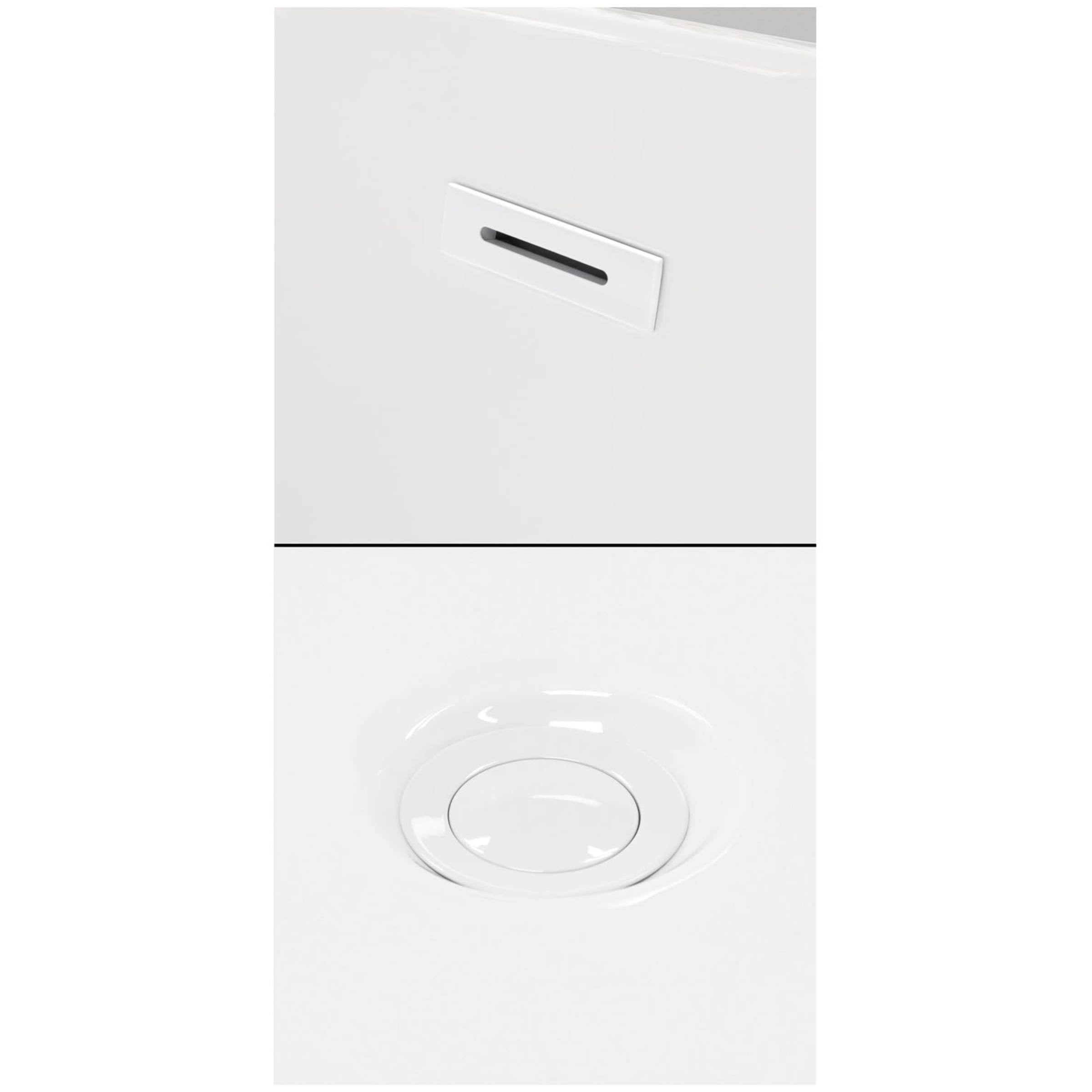 Wyndham Collection WCBTW16032LMBTRIM 60 x 32 in. Grayley Alcove Bathtub with Left-Hand Drain & Overflow Trim in Matte Black White