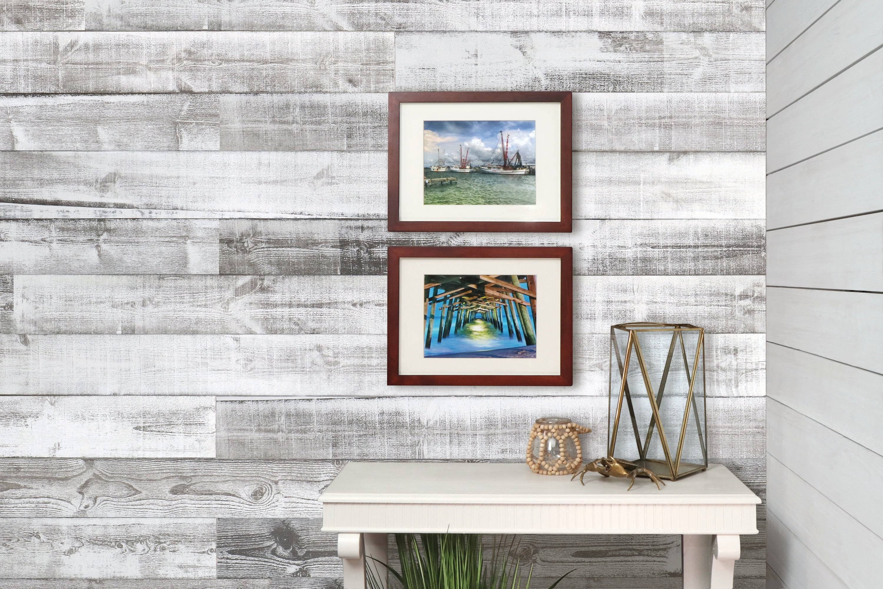 Homestead Farm Spruce Pine Fir Wall Plank- White- 5.5