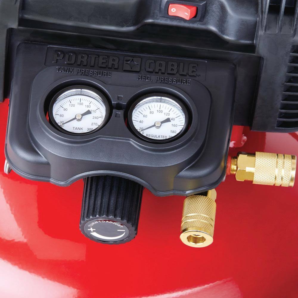 Porter-Cable PCFP3KIT 6 gal. Portable Electric Air Compressor with 16-Gauge, 18-Gauge and 23-Gauge Nailer Combo Kit (3-Tool)