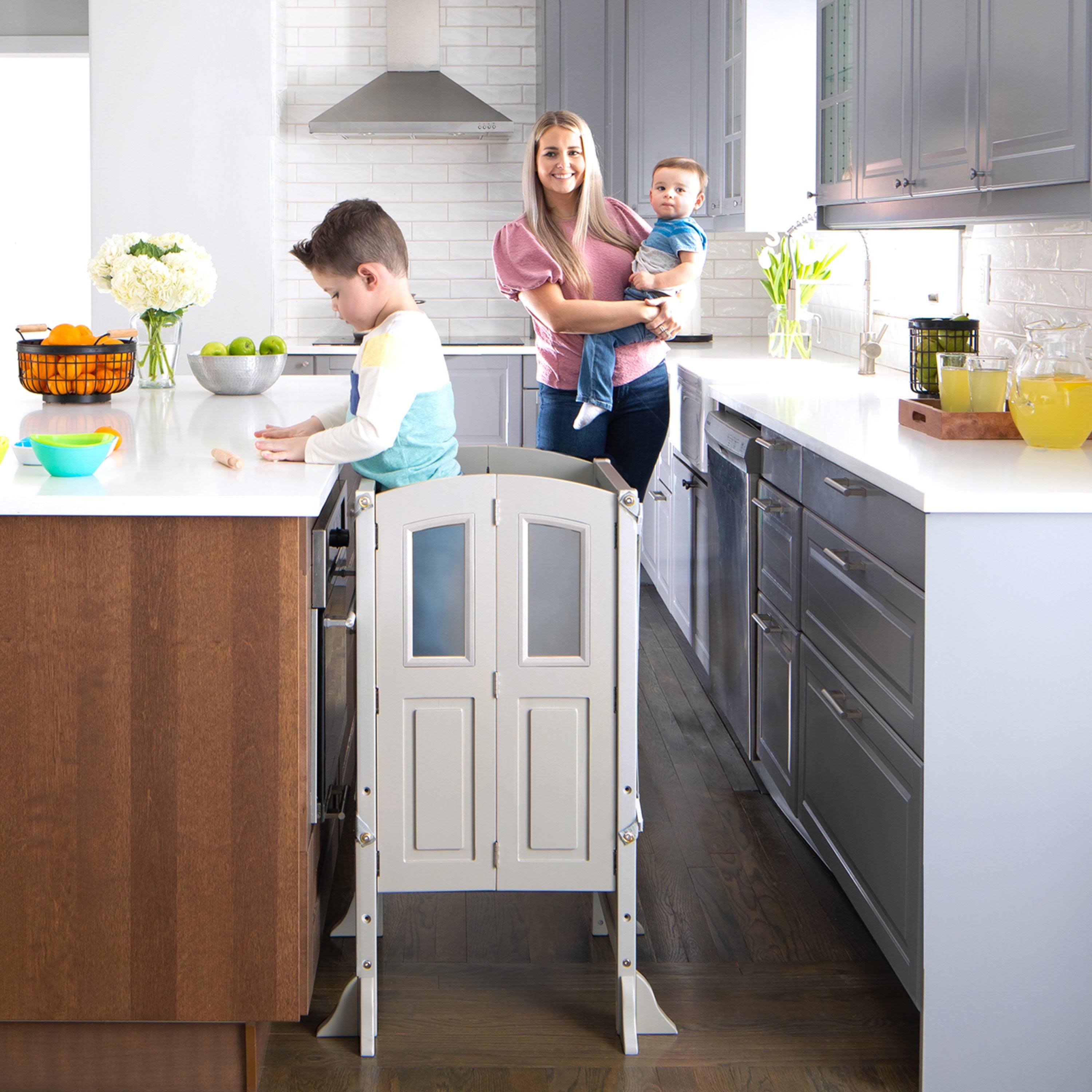 Martha Stewart Kitchen Helper Stool- Taupe