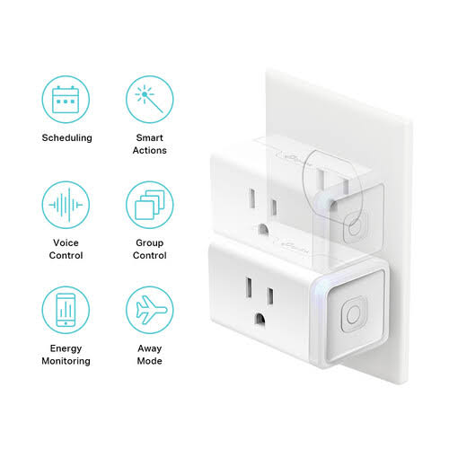 TP-Link EP25P4- 4-Pack- Kasa Smart Plug Mini 15A