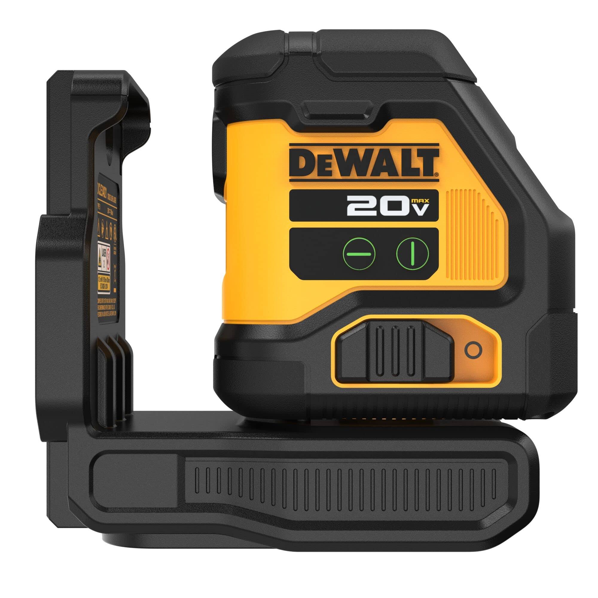 DeWalt DCLE34021B 20V Max Green Cross Line Laser Level, Tool Only