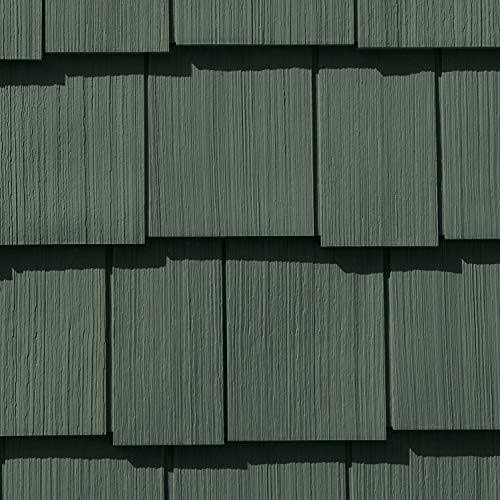 Cedar Impressions Double 7in. Staggered Perfection Shingle Siding (1/2 Square) Forest 3014347