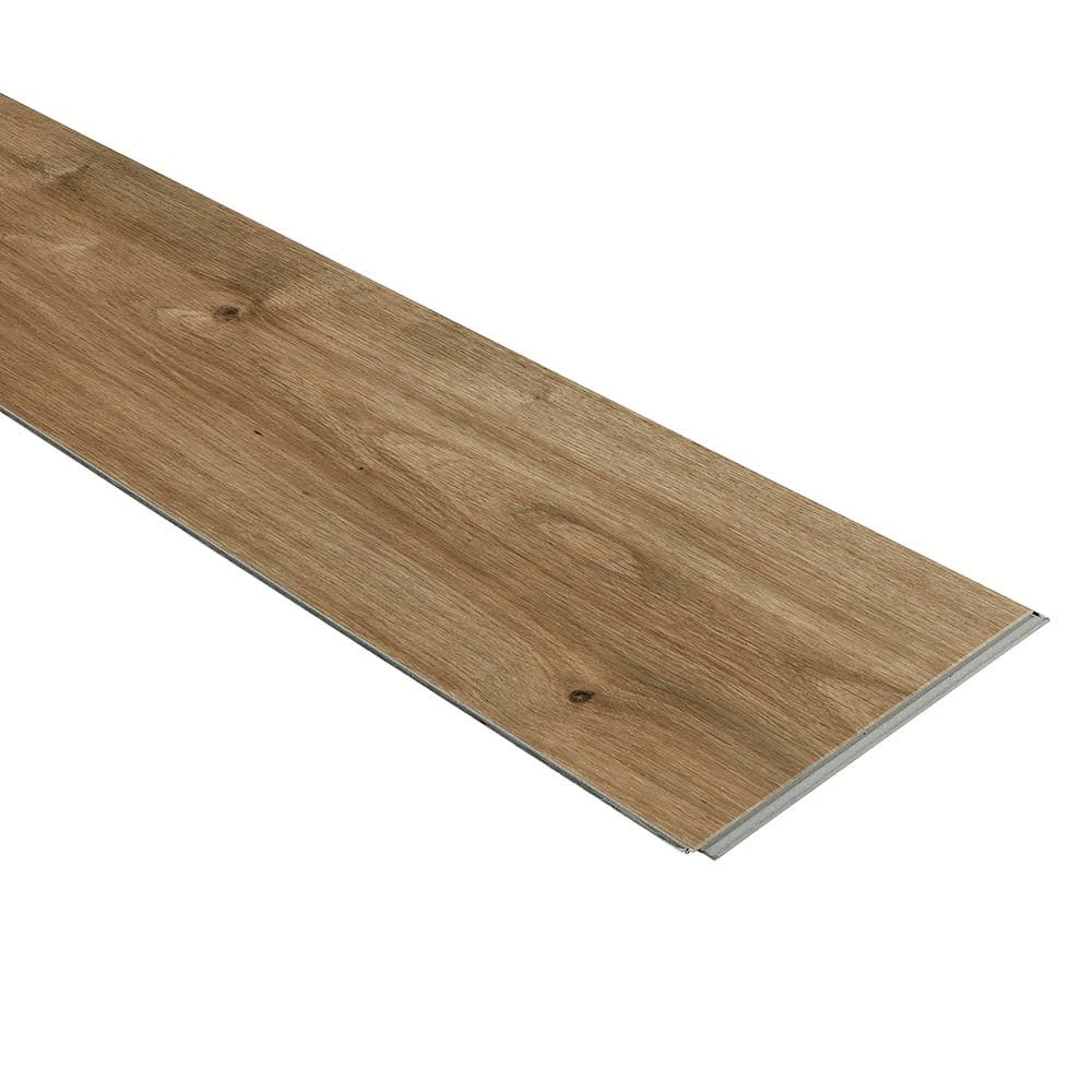 Pergo Duracraft +WetProtect Champagne Oak 20-mil x 7-1/2-in W x 47-in L Waterproof Interlocking Luxury Vinyl Plank Flooring in Yellow | LWP30-330