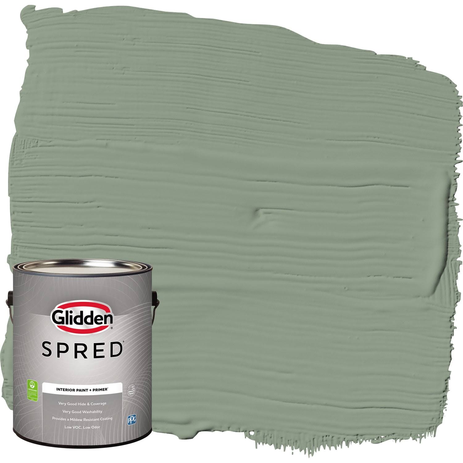 Glidden Spred Grab-N-Go Interior Wall Paint Farm Fresh / Green, Flat, 1 Gallon
