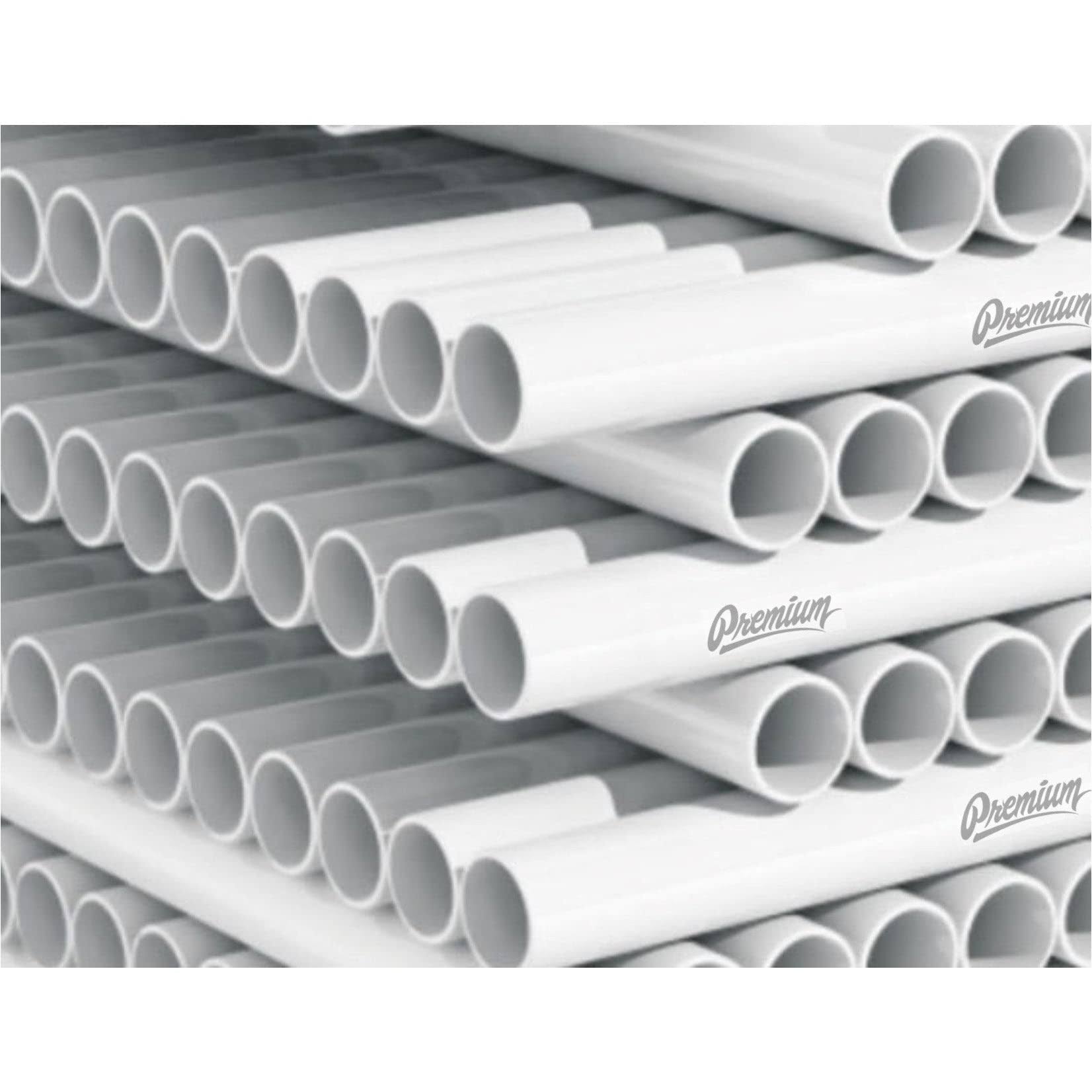 PVC Pipe Sch40 1 inch (1.0) White Custom Length 1ft