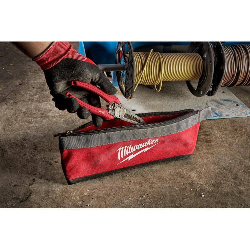 Milwaukee 15 in. PACKOUT Backpack with (3-pack) Multi-Size Tool Bags