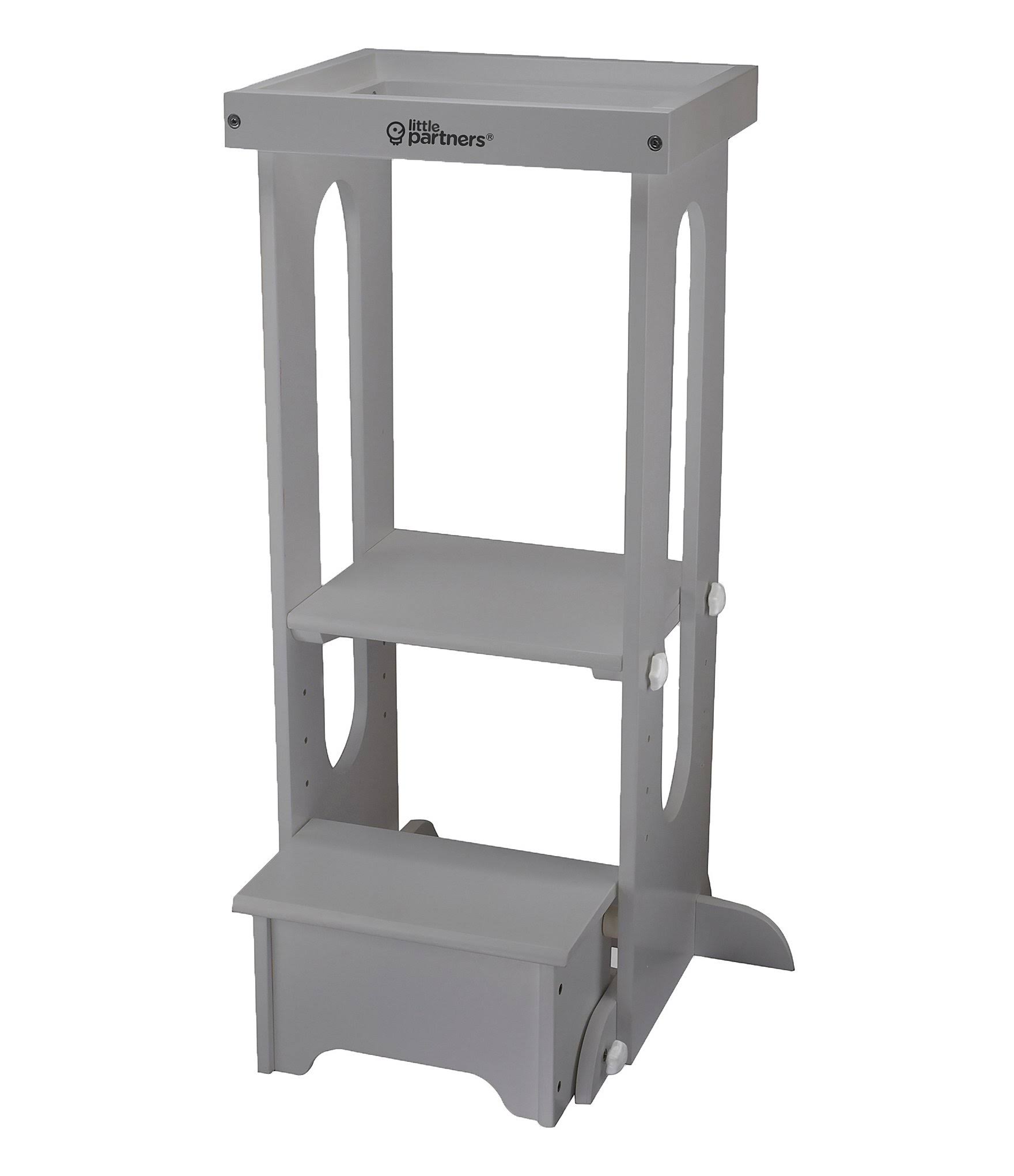 Little Partners Explore 'n Store Learning Tower, Silver