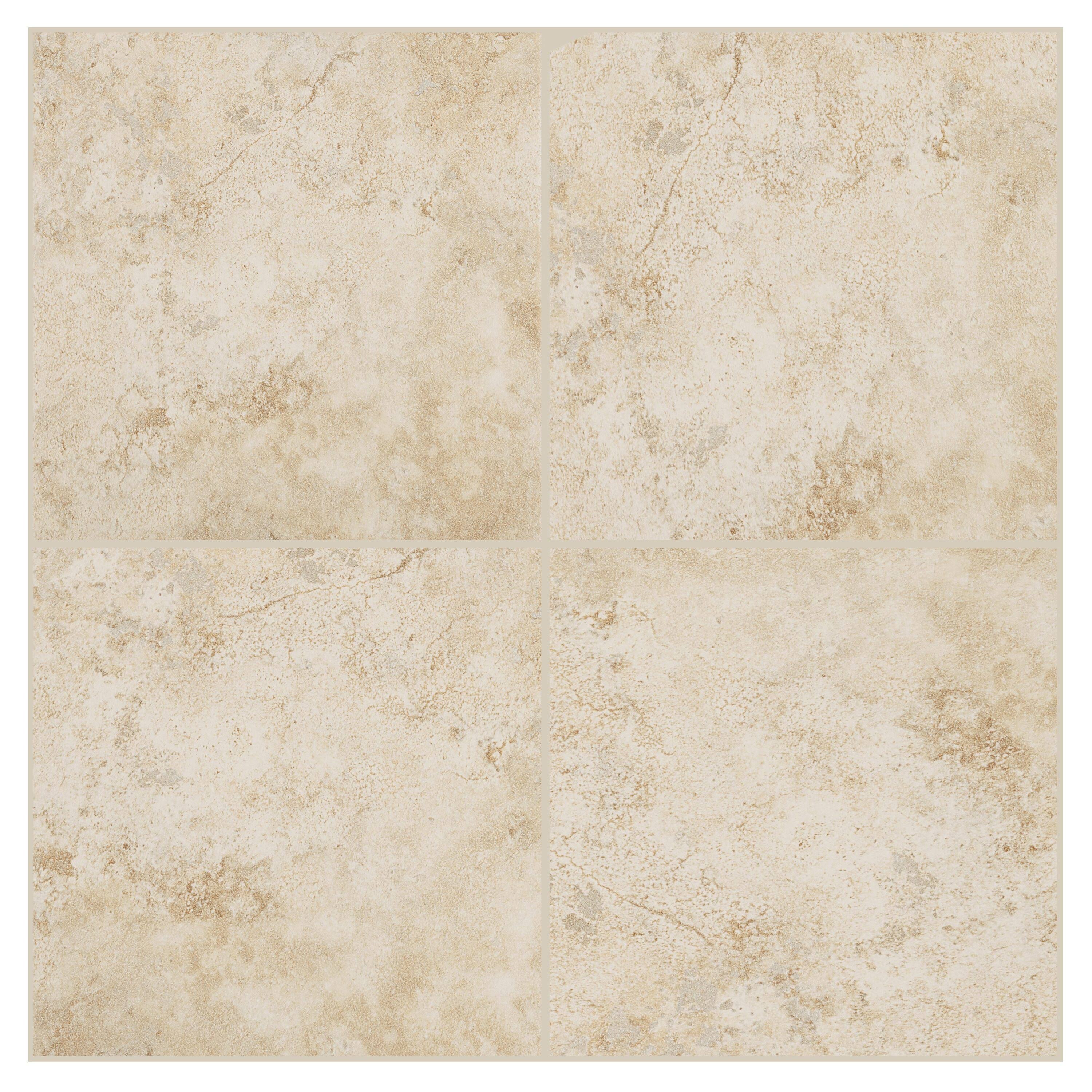 Style Selections Capri Classic 12-in x 12-in Glazed Porcelain Marble Look Floor Tile