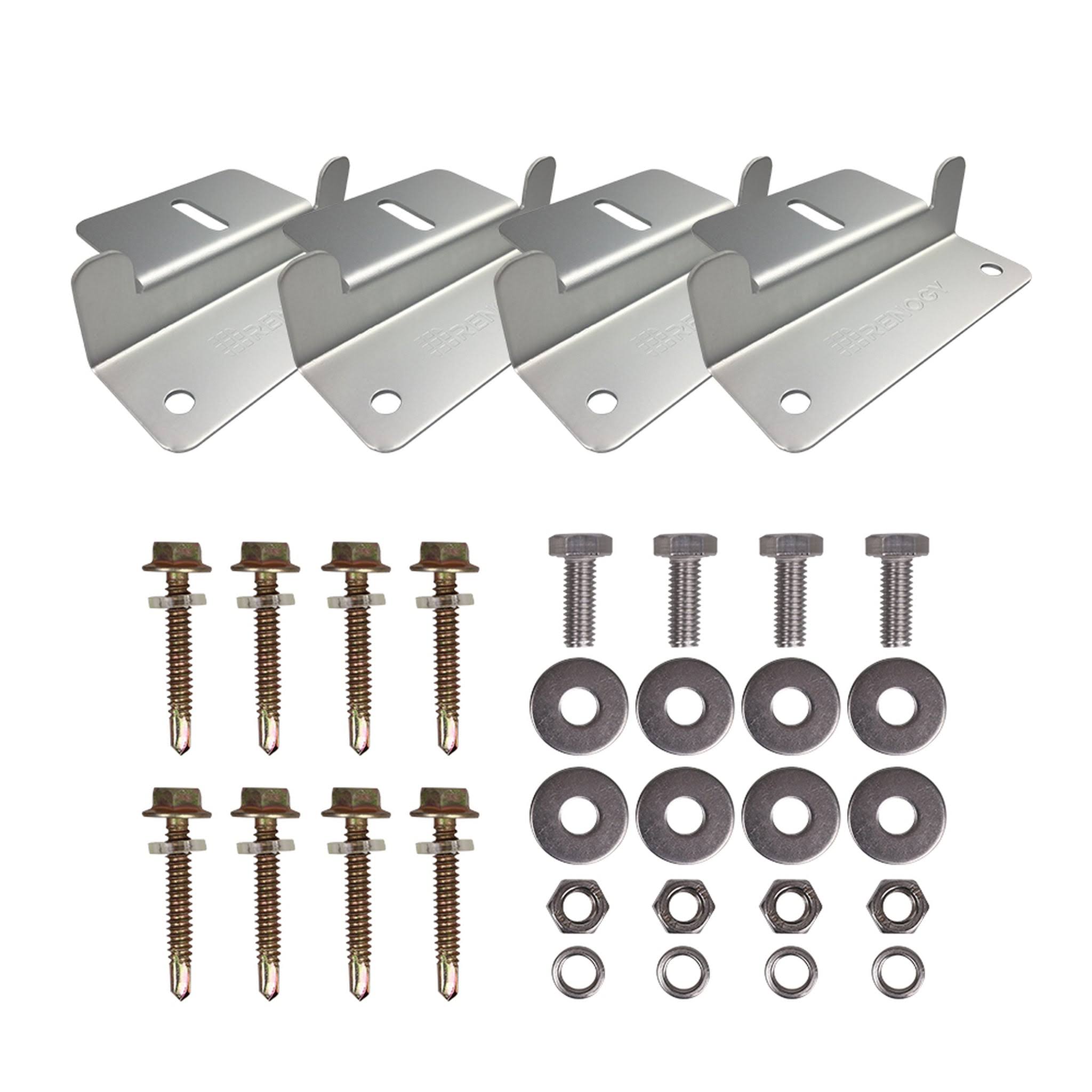 Renogy Solar Panel Mounting Z Brackets Set of 4