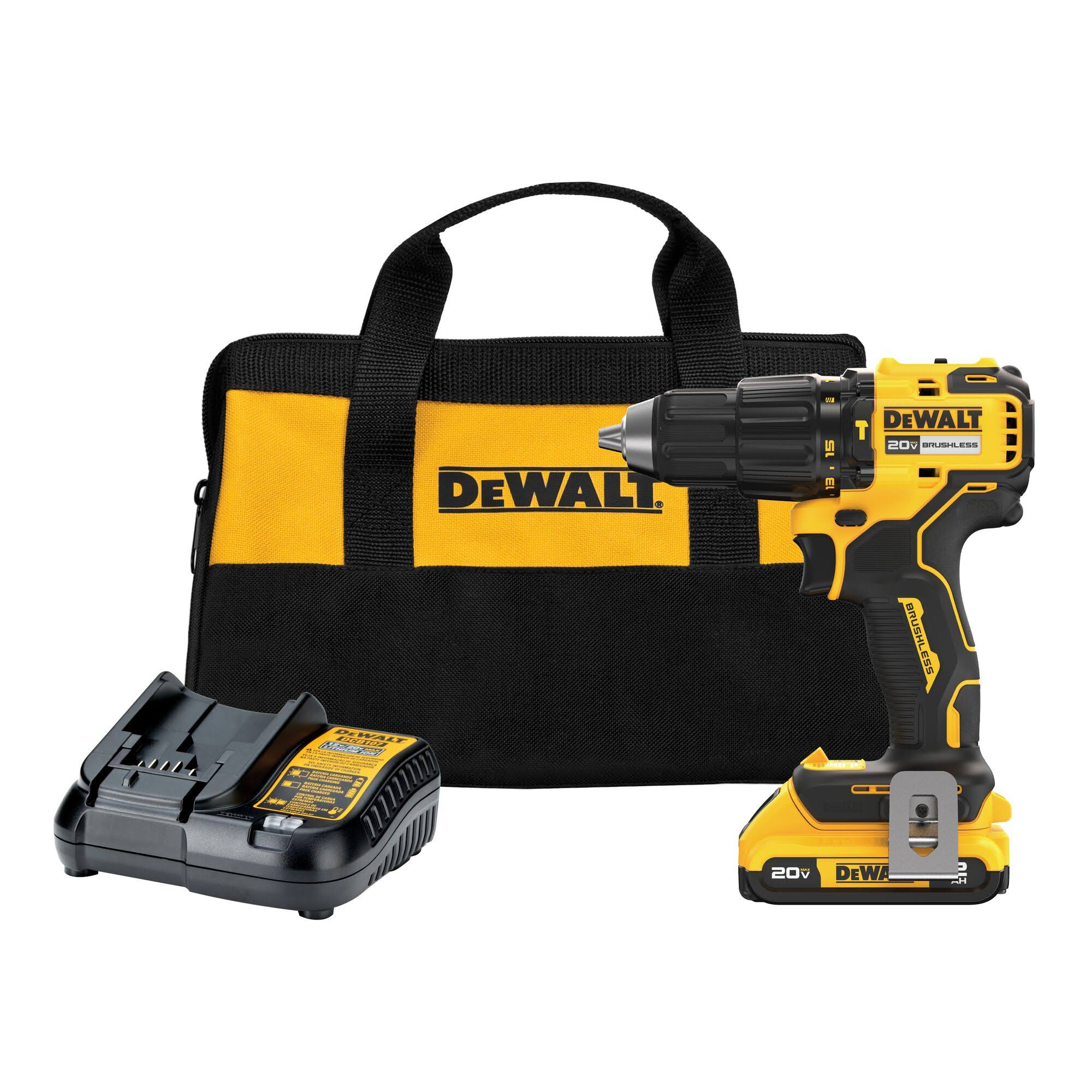 DeWalt DCD798D1 20V Max Brushless Cordless 1/2 in. Hammer Drill Kit