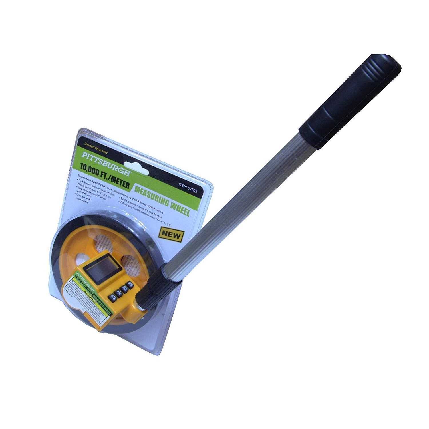 Pittsburgh 10,000 Ft./Meter Digital Measuring Wheel