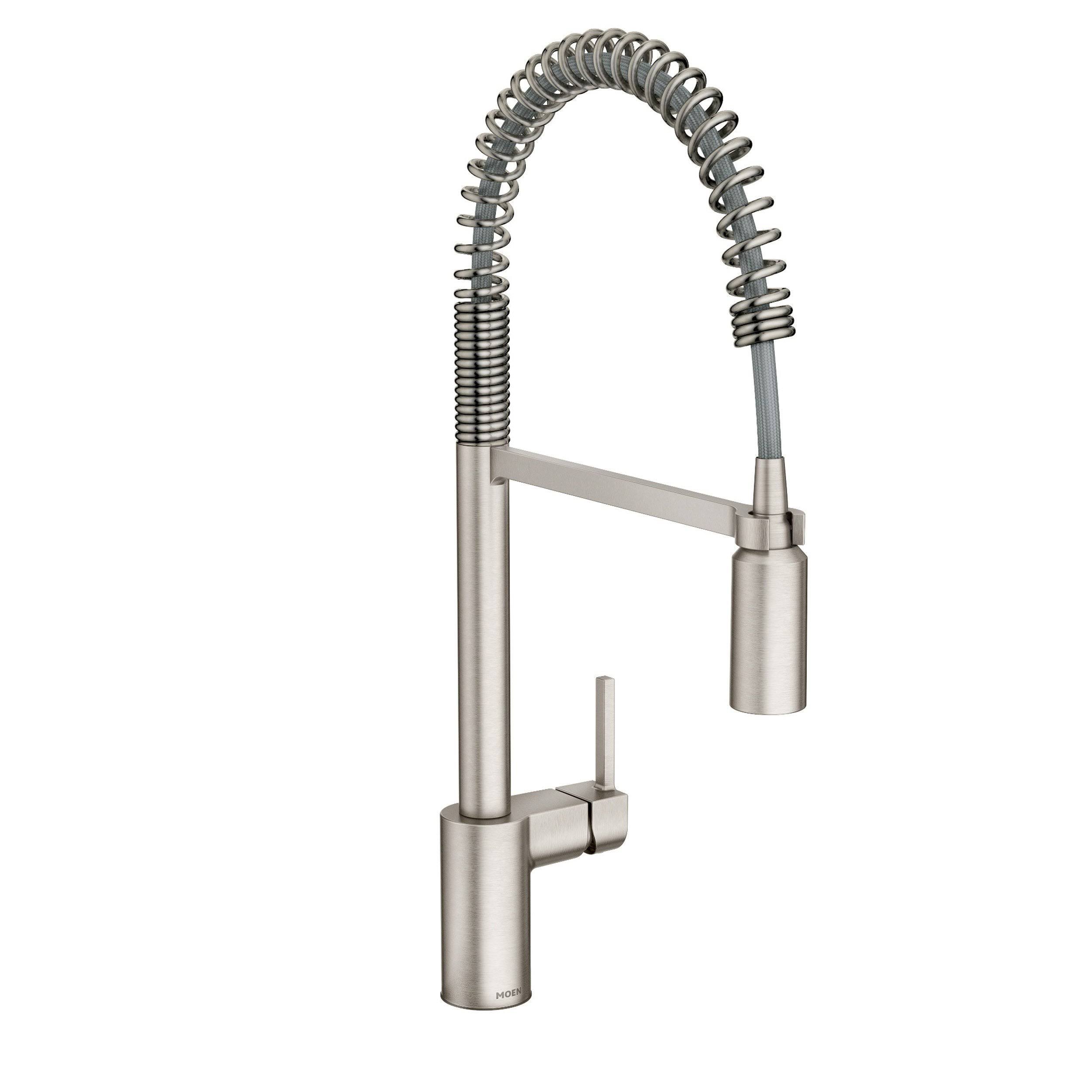 Moen 5923SRS Align One-Handle Pre-Rinse Spring Pulldown Kitchen Faucet Spot Resist Stainless