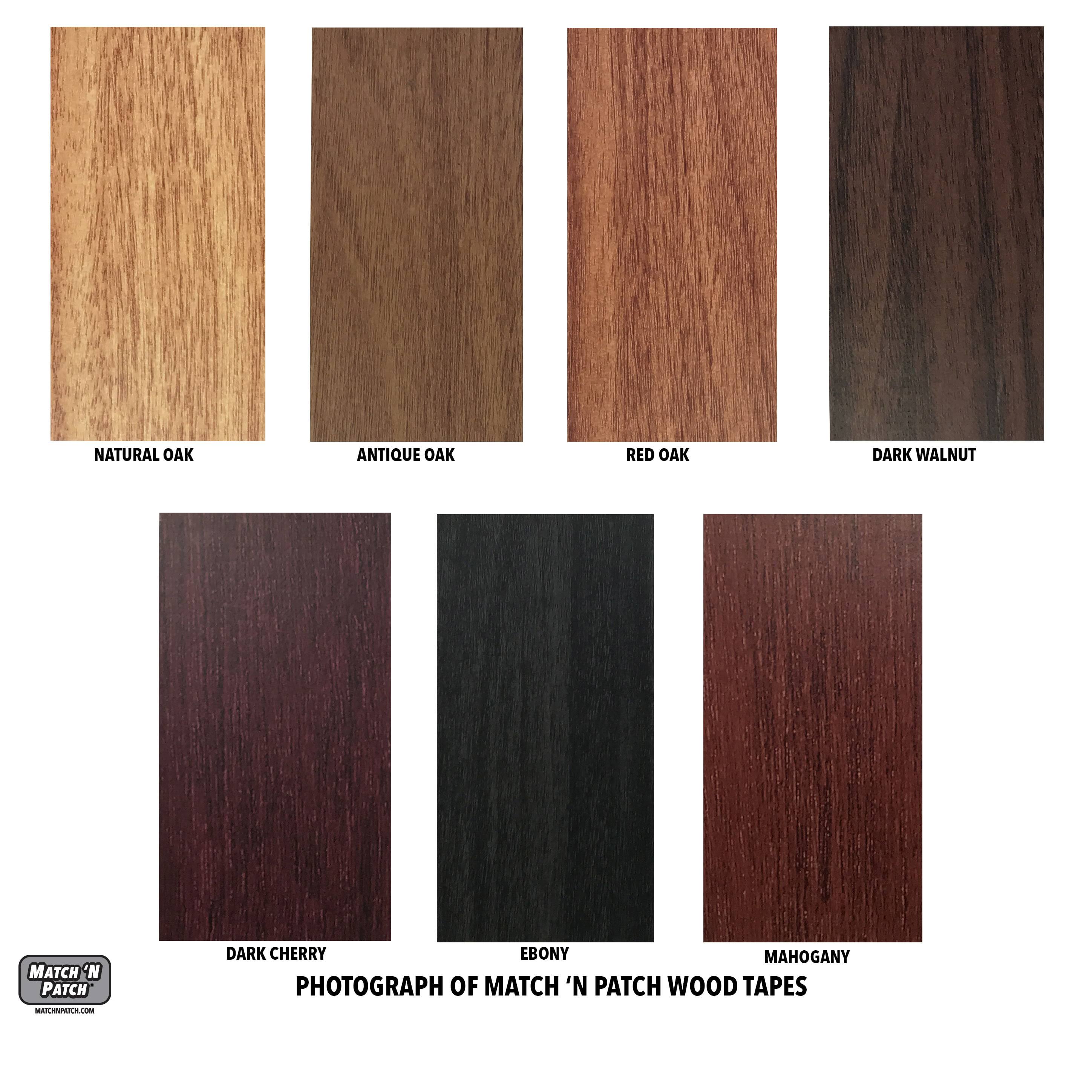 Match 'n Patch Realistic Wood Grain Repair Tape, Antique Oak
