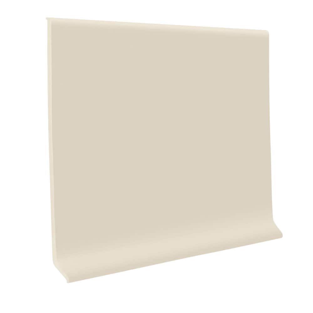 Flexco 4-in Almond Vinyl Floor Base