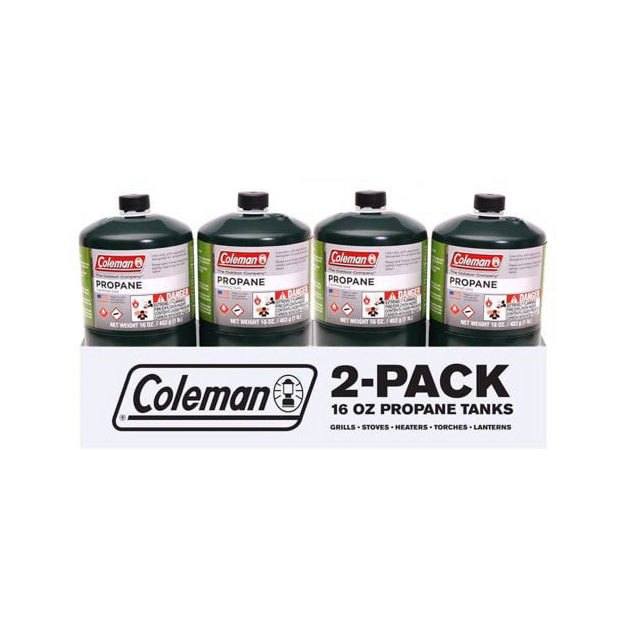 Coleman Propane Fuel, Bonus 2 Pack- 2 pack, 16.4 oz