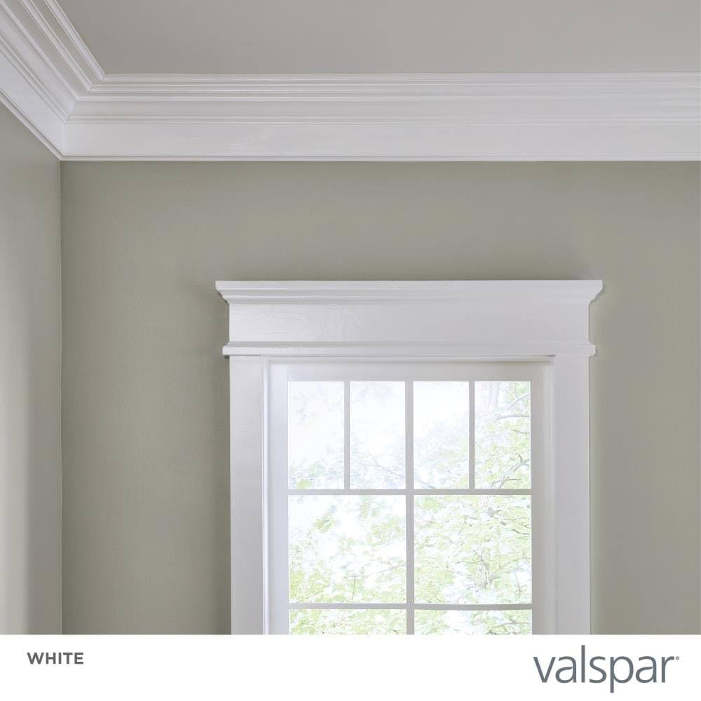 Valspar Semi-Gloss Interior Paint- Perfect White- 1 Gal