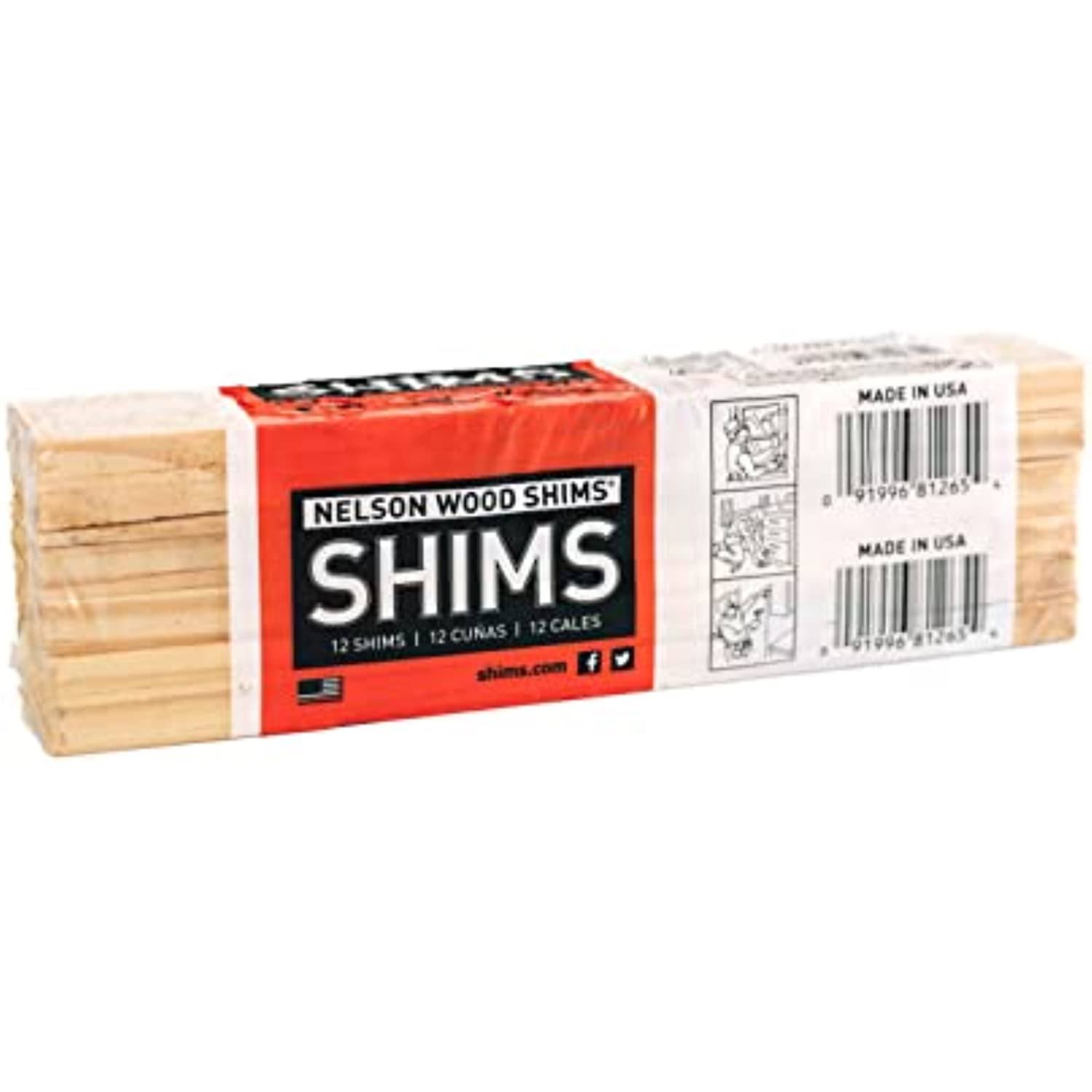 Nelson Wood Shims 8