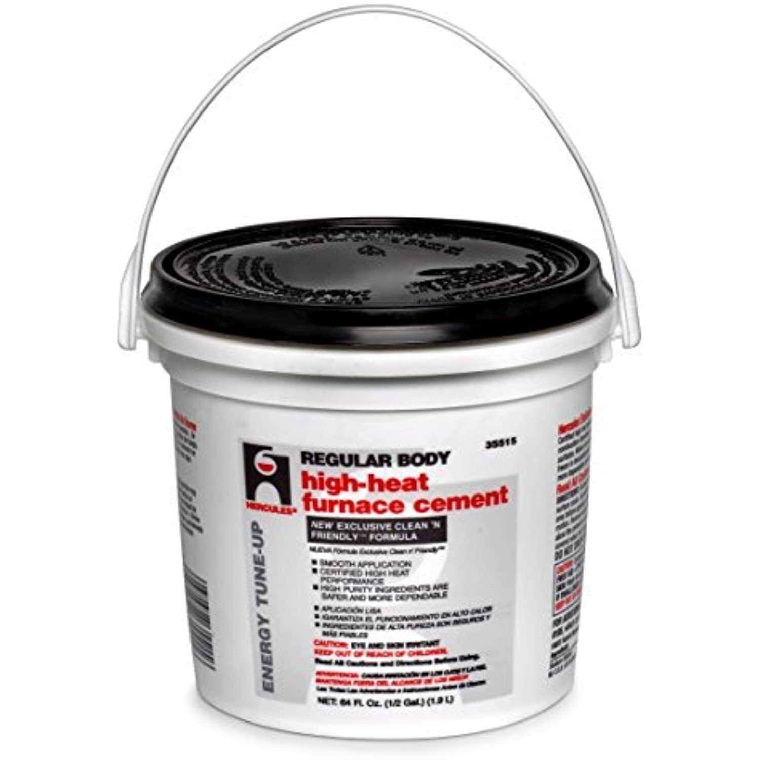 Hercules High-heat Furnace & Stove Cement- 0.5 gal bucket