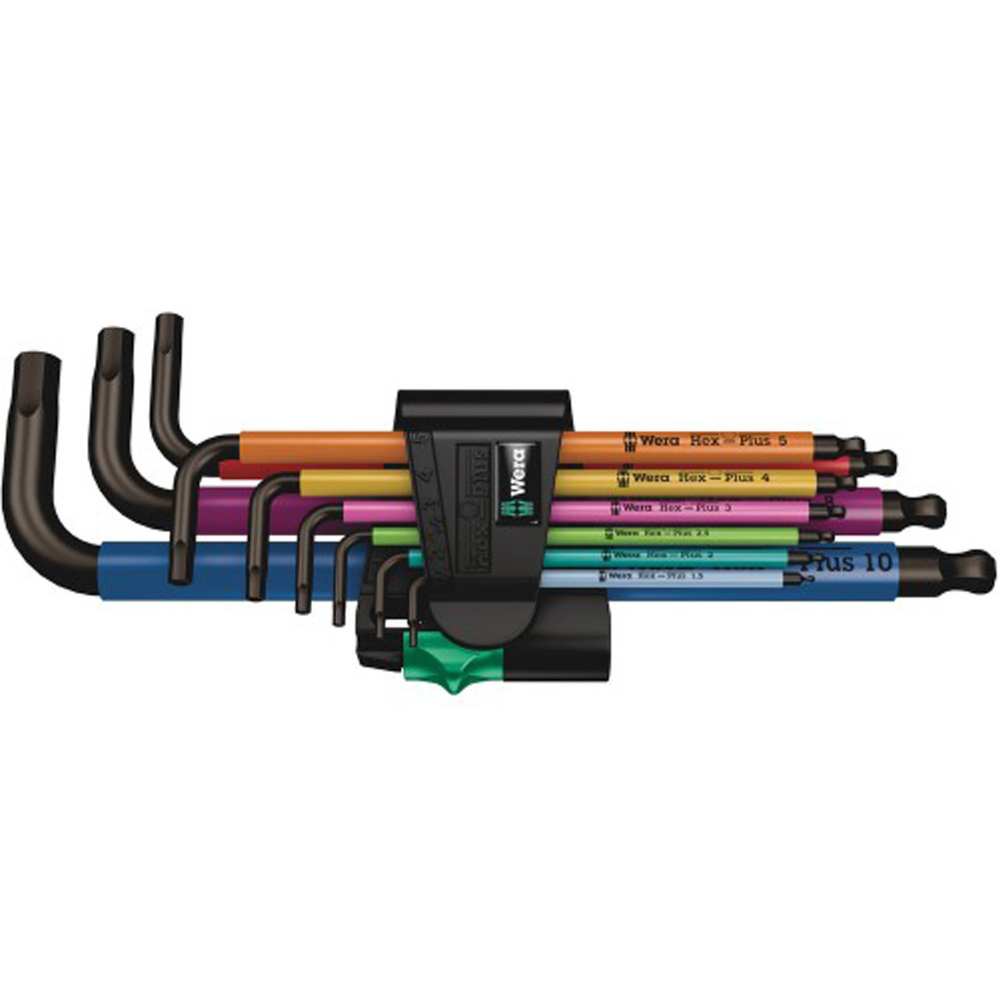 Wera 950/9 Hex-Plus L-Key Hex Wrench Set- Metric Multicolor