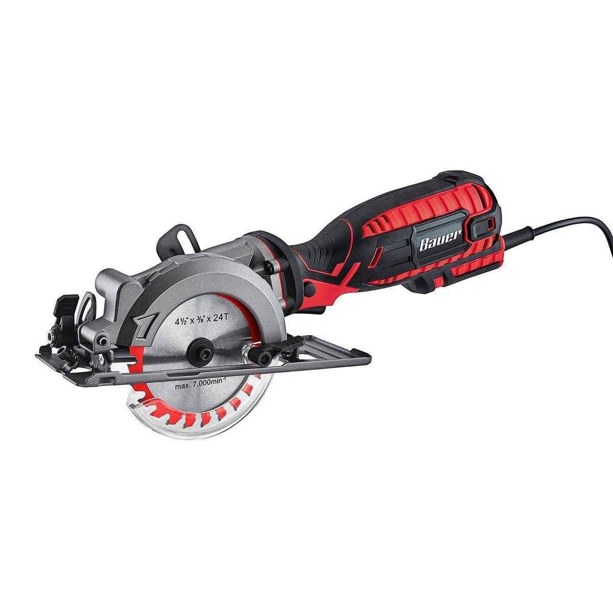 Bauer 4-1/2 in. 5.8 Amp Compact Circular Saw