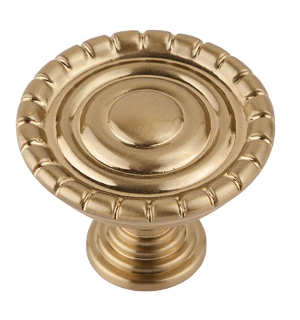 Sumner Street Home Hardware Charlotte Mushroom Knob, Satin Brass