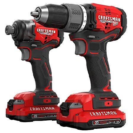 Craftsman V20 Cordless Brushless 2 Tool Combo Kit