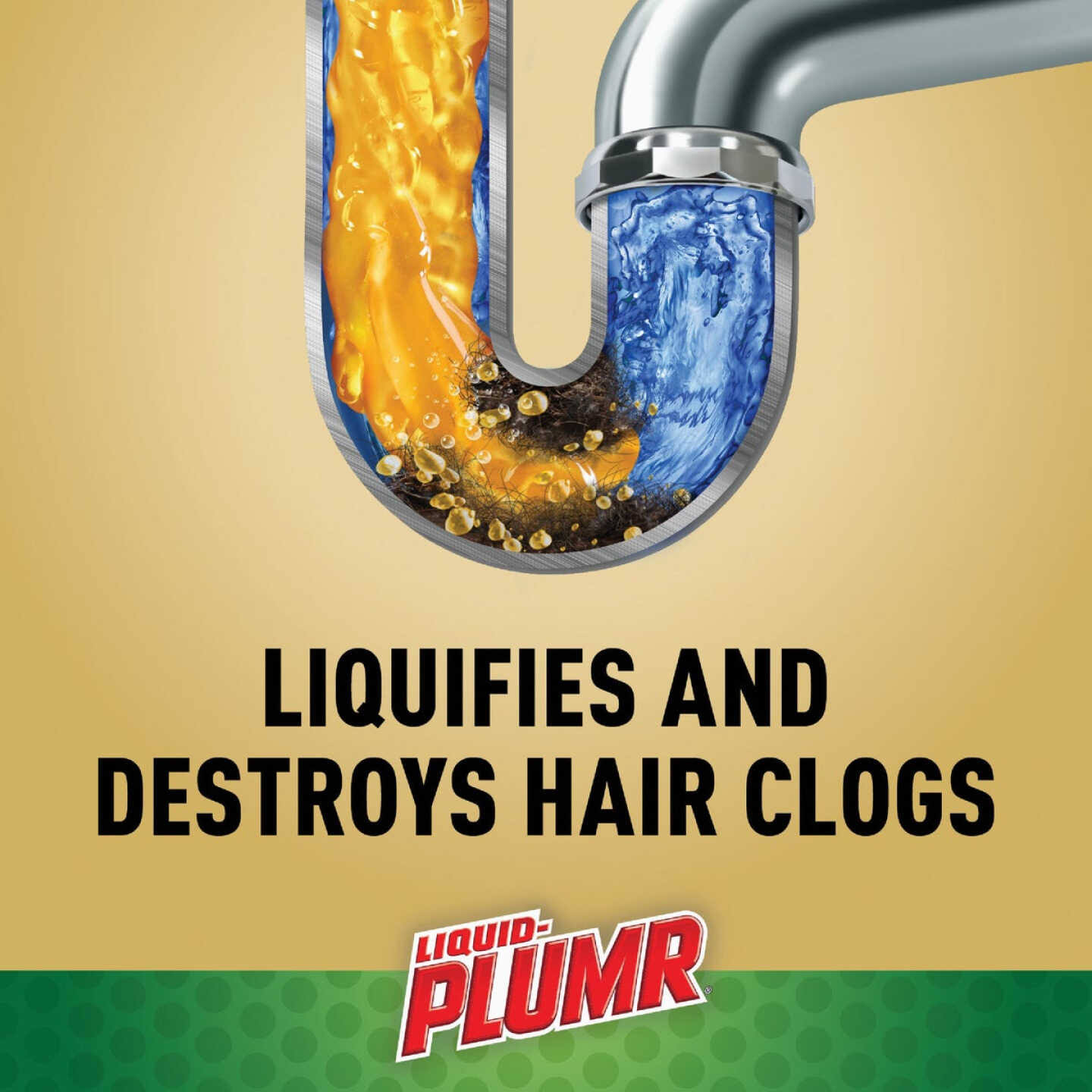 Liquid-Plumr Clog Remover, Hair Eliminator Gel, Pro-Strength- 1 pt