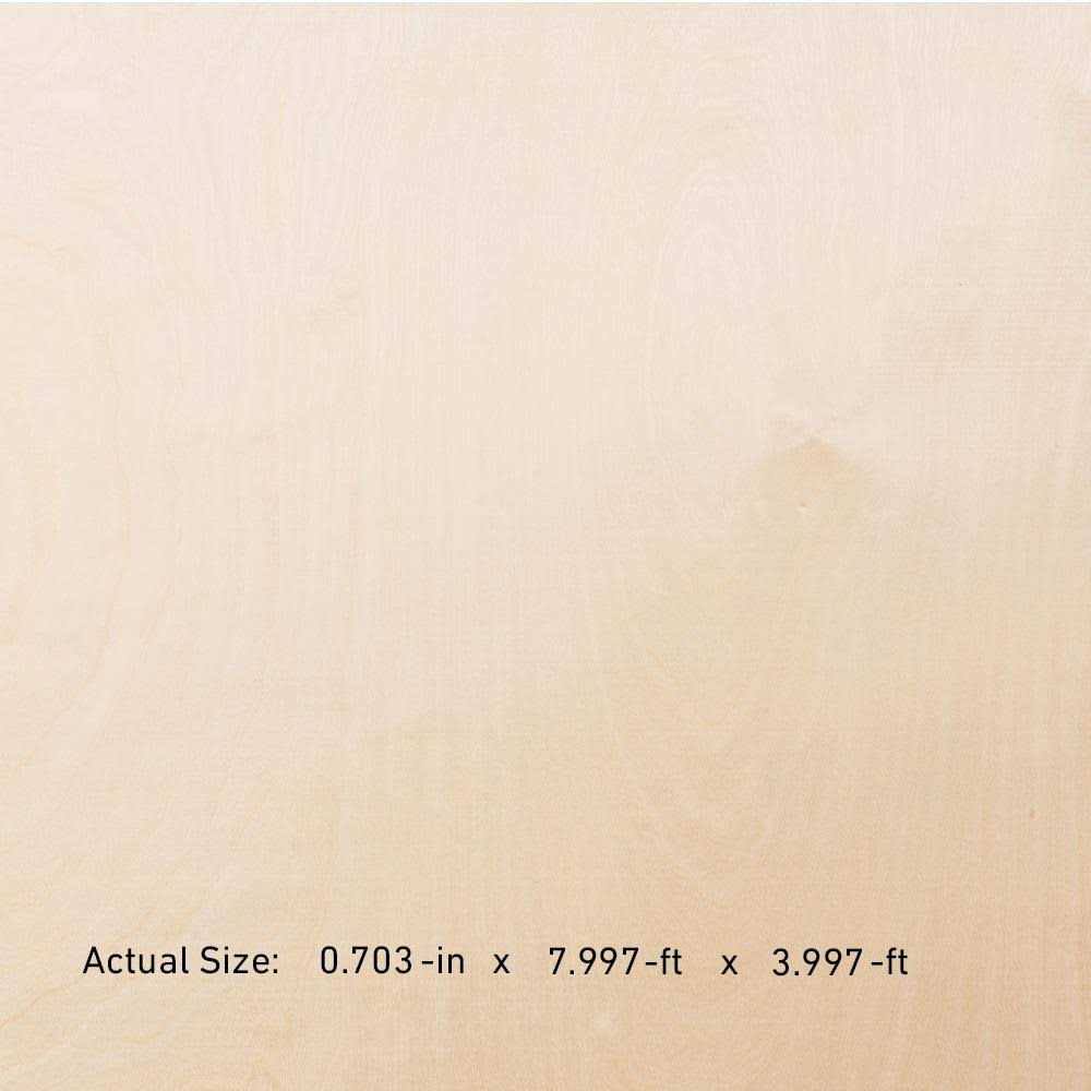 Lowe's 3/4-in x 4-ft x 8-ft Whitewood Sanded Plywood | 520360